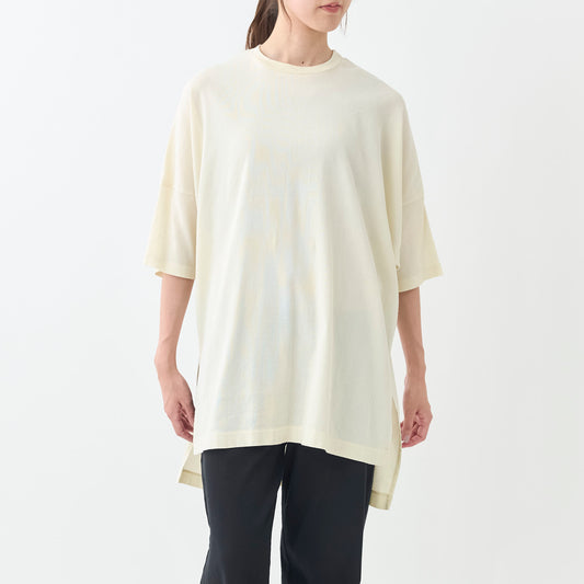 クルーネックチュニックTシャツ(ウィメンズ・5分袖)_3115878