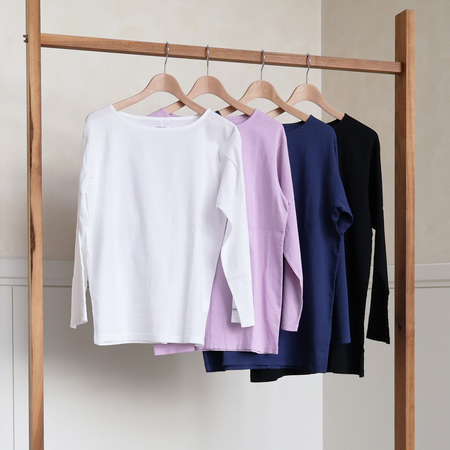 ボートネックロングスリーブTシャツ(ユニセックス・長袖)_3416745