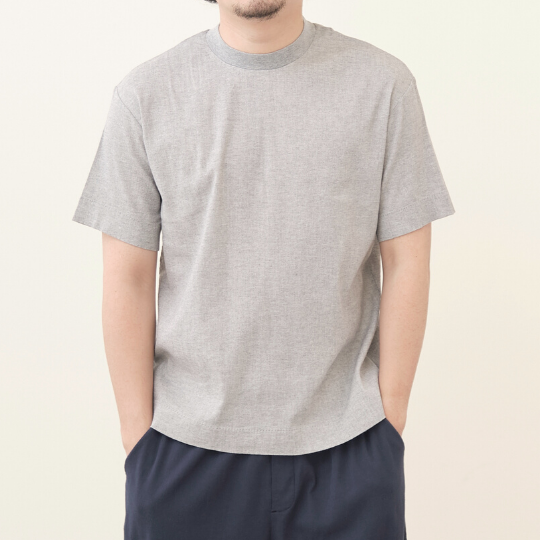 モックネックTシャツ(ユニセックス・半袖)_3438720