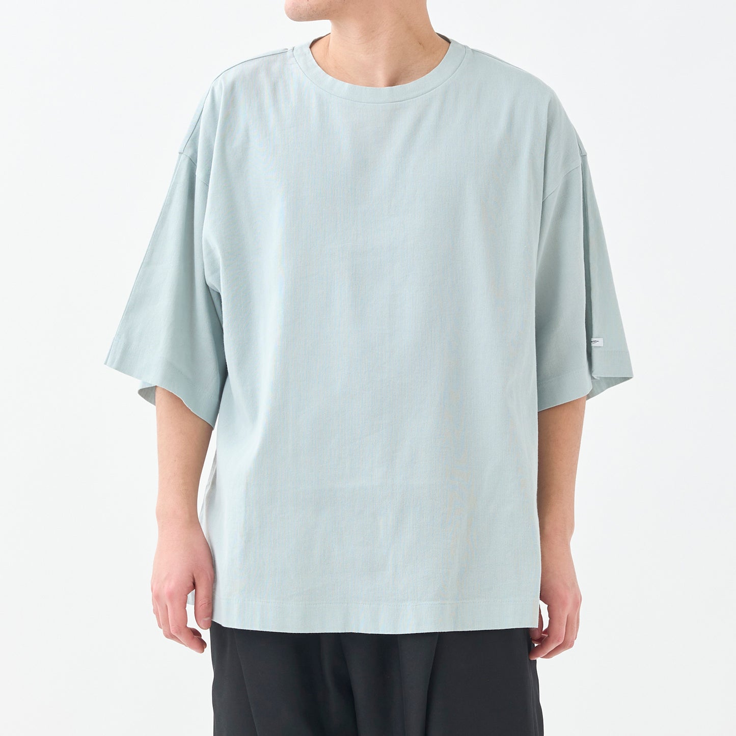 ワイド/クルーネックＴシャツ(ユニセックス・5分袖)_3415889