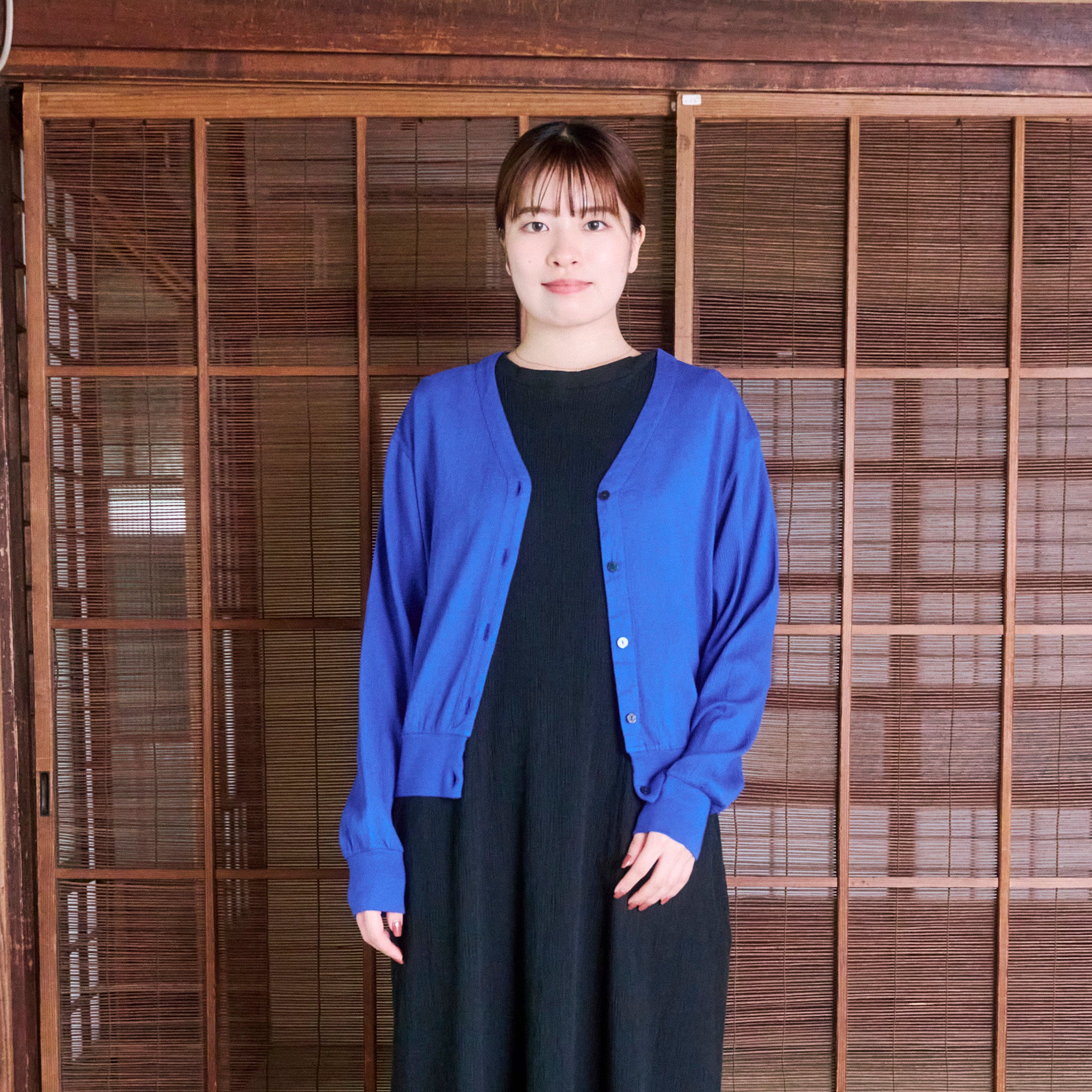 KASUMIVネックカーディガン(ウィメンズ)_3116714 – BIWACOTTON