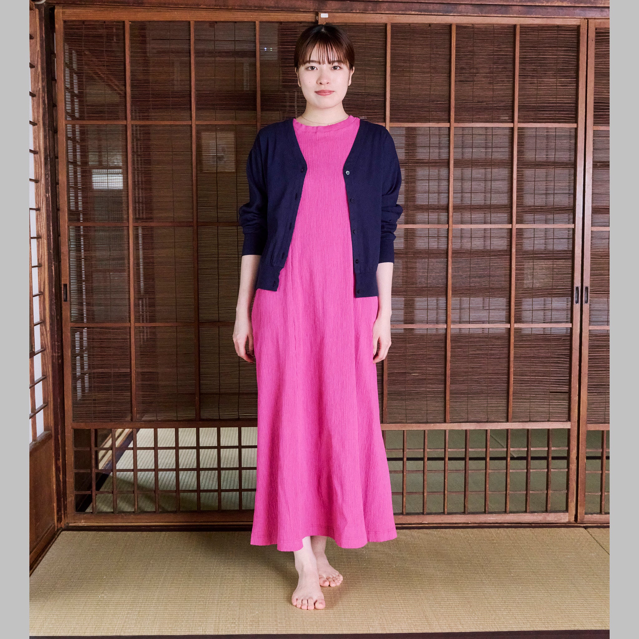 KASUMIVネックカーディガン(ウィメンズ)_3116714 – BIWACOTTON