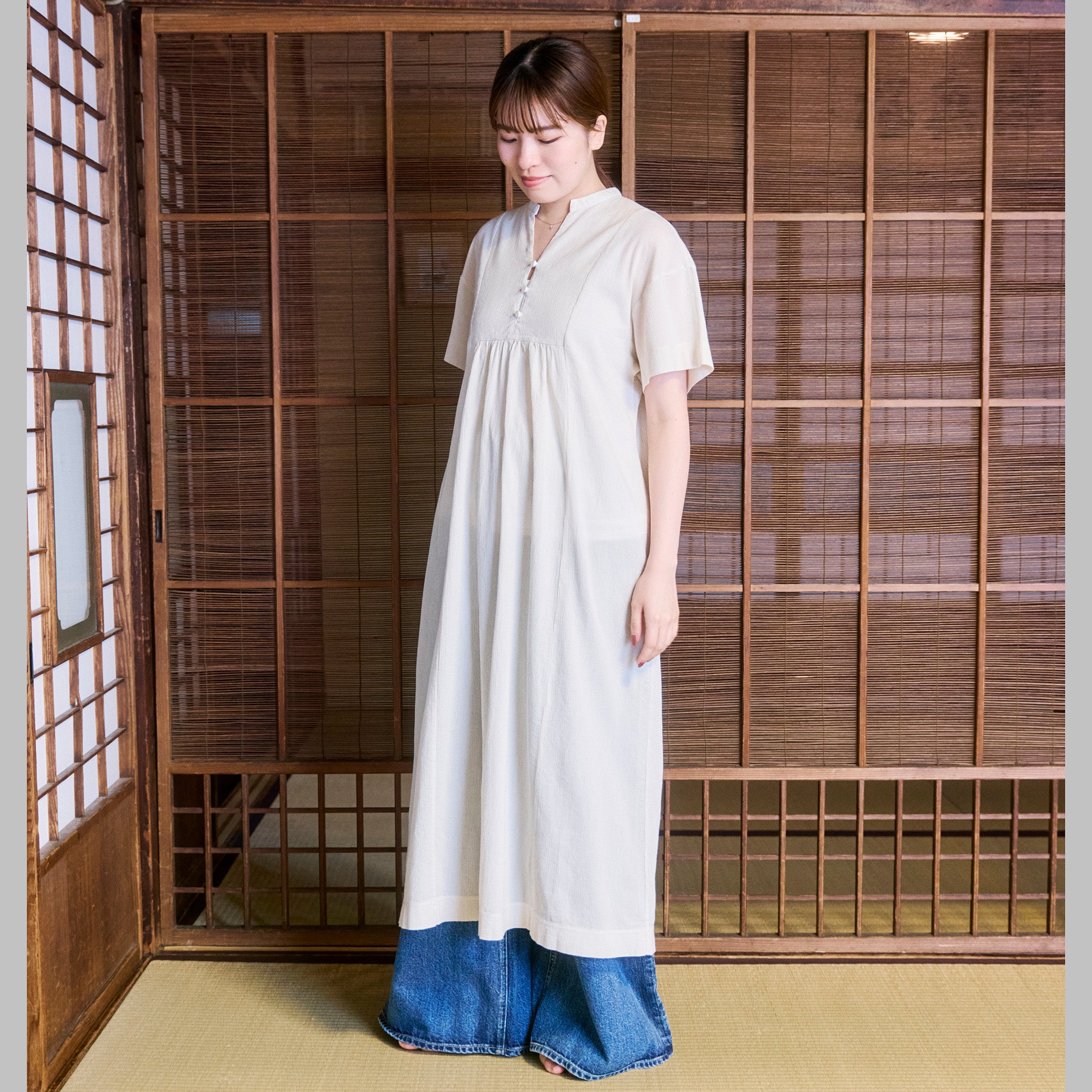 KASUMIカフタンワンピース(ウィメンズ)_3116715 – BIWACOTTON