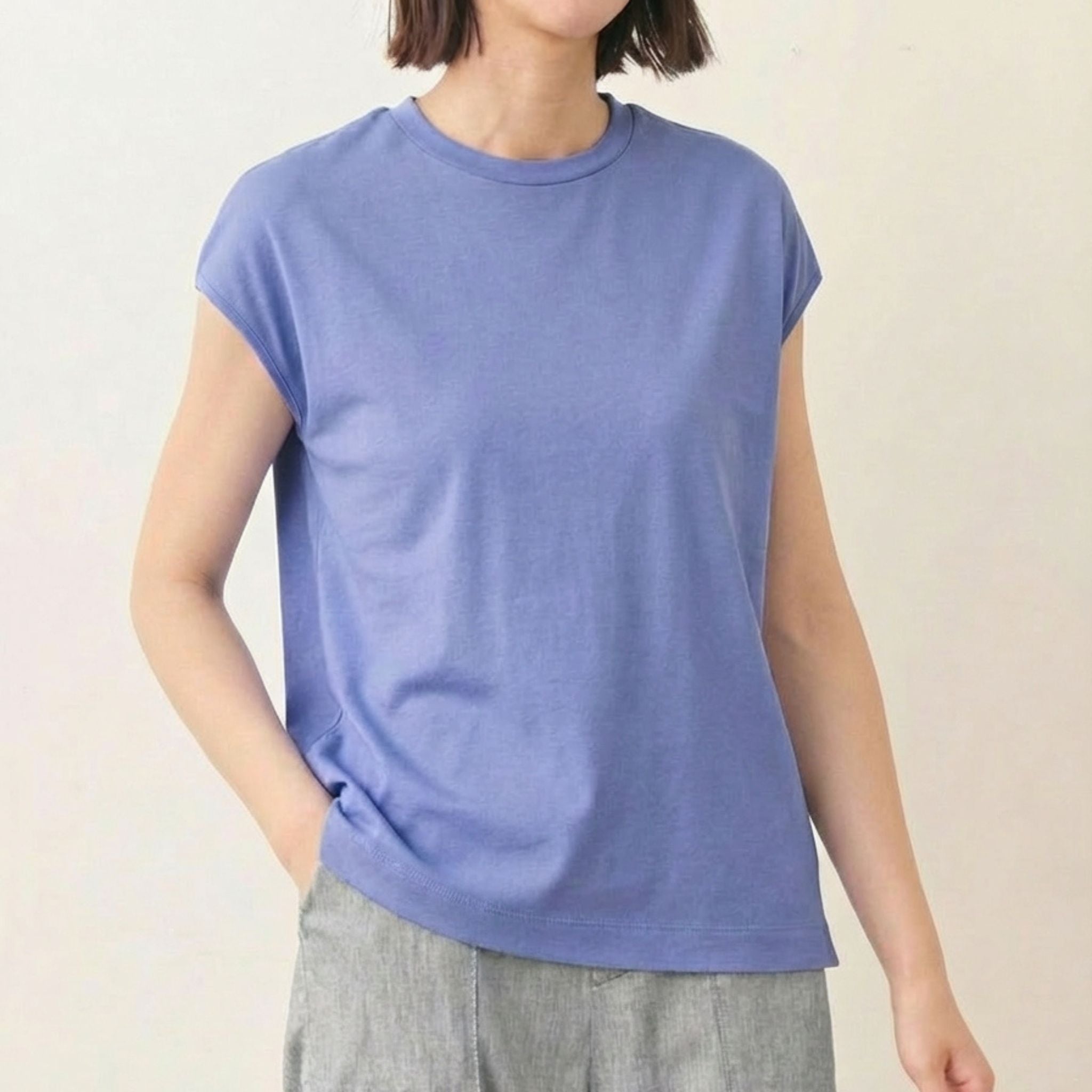 スリーブレスTシャツ(ウィメンズ)_3116725 – BIWACOTTON