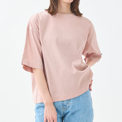 ワイド/クルーネックＴシャツ(ユニセックス・5分袖)_3415889