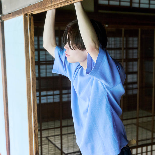 ワイド/クルーネックＴシャツ(ユニセックス・5分袖)_3415889