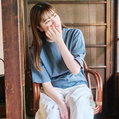 ワイド/クルーネックＴシャツ(ユニセックス・5分袖)_3415889