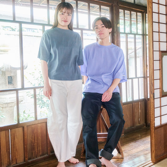 ワイド/クルーネックＴシャツ(ユニセックス・5分袖)_3415889