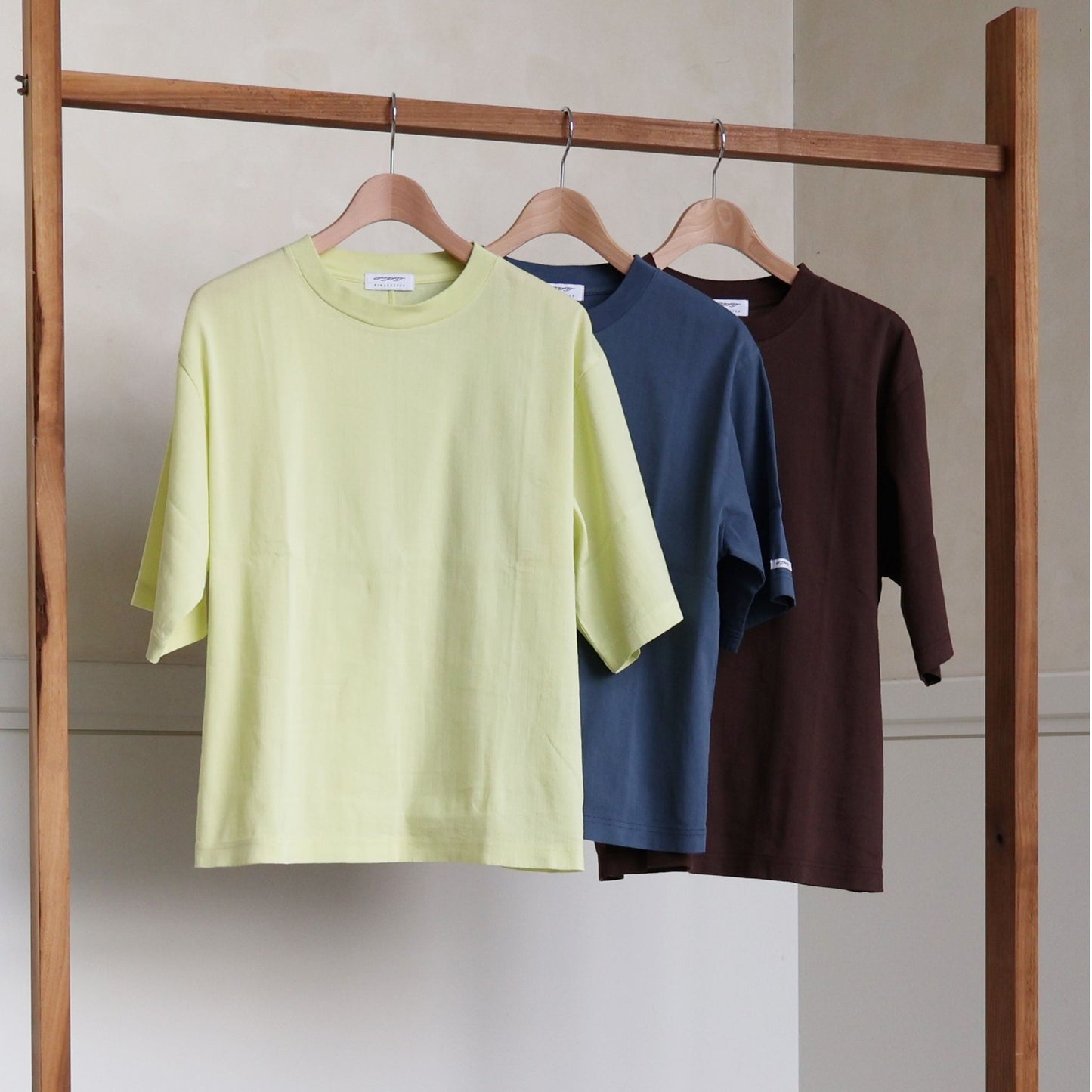 ワイド/クルーネックＴシャツ(ユニセックス・5分袖)_3415889