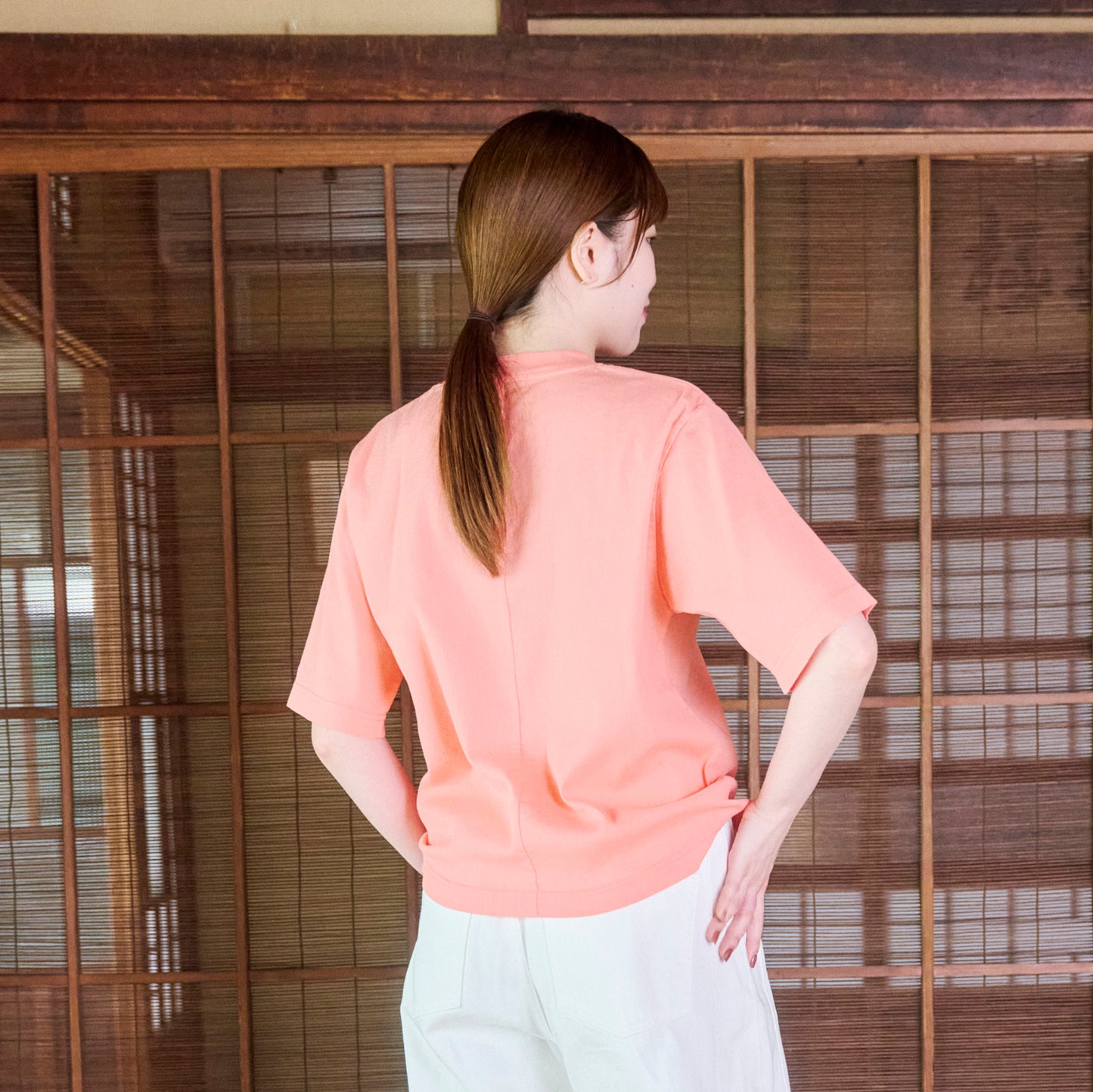モデレート/クルーネックＴシャツ(ユニセックス・5分袖)_3415890