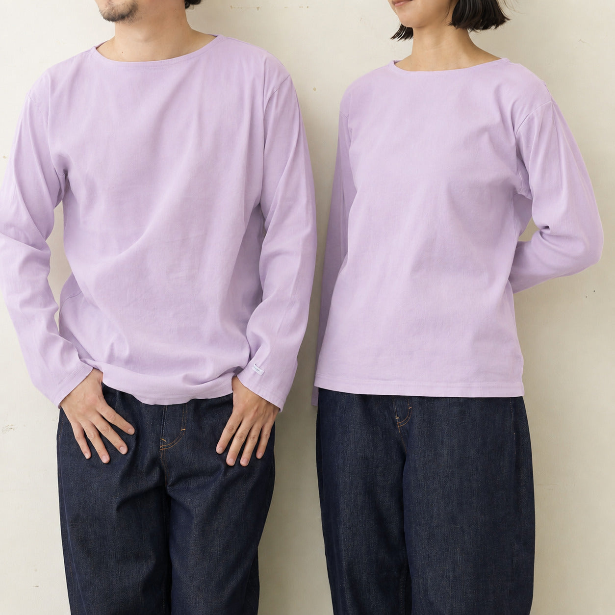ボートネックロングスリーブTシャツ(ユニセックス・長袖)_3416745