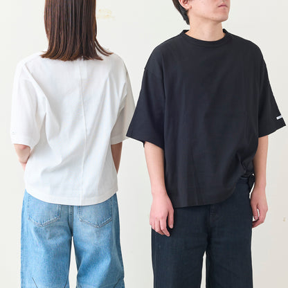 ワイド/クルーネックＴシャツ(ユニセックス・5分袖）_3414842