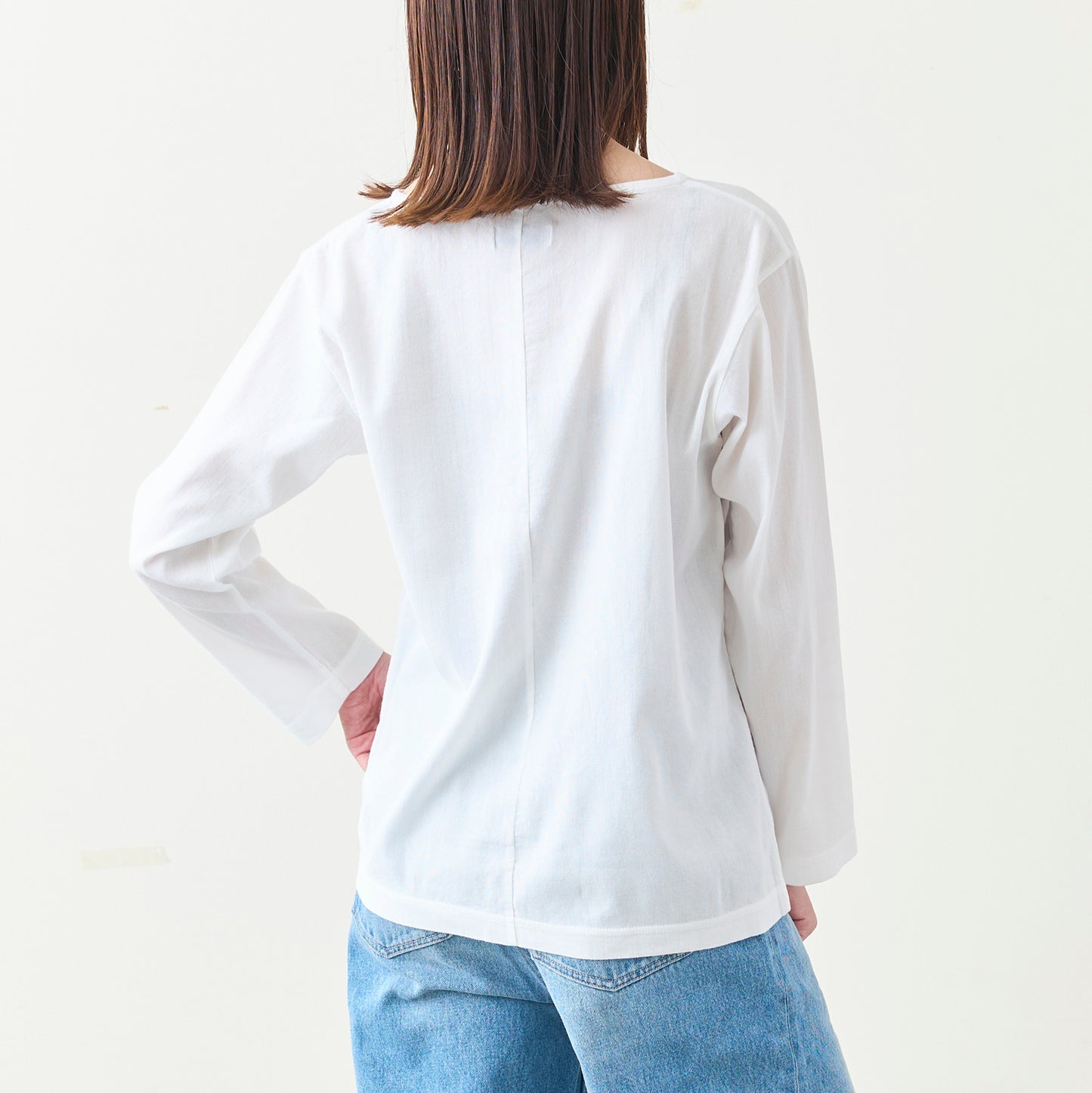ボートネックロングスリーブTシャツ（ウィメンズ・長袖）_3115885