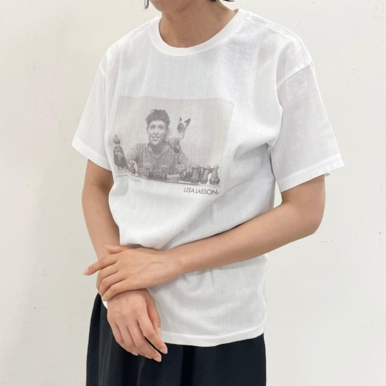 LISA LARSON®Ｔシャツ”ねことリサ”(レディース・半袖)_3412786