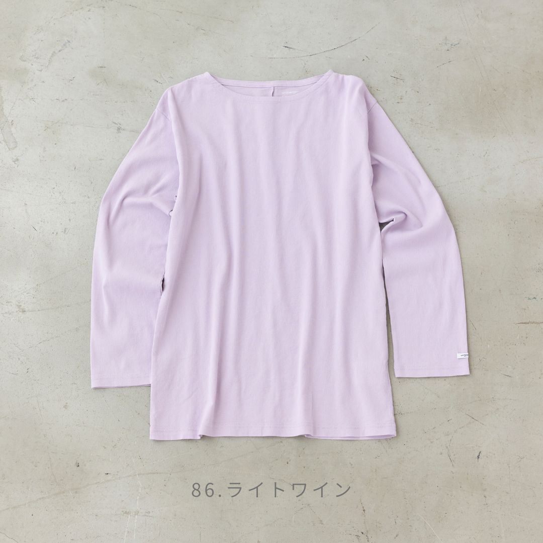 【一部カラー割引】ボートネックTシャツ(ユニセックス・長袖)_3413700